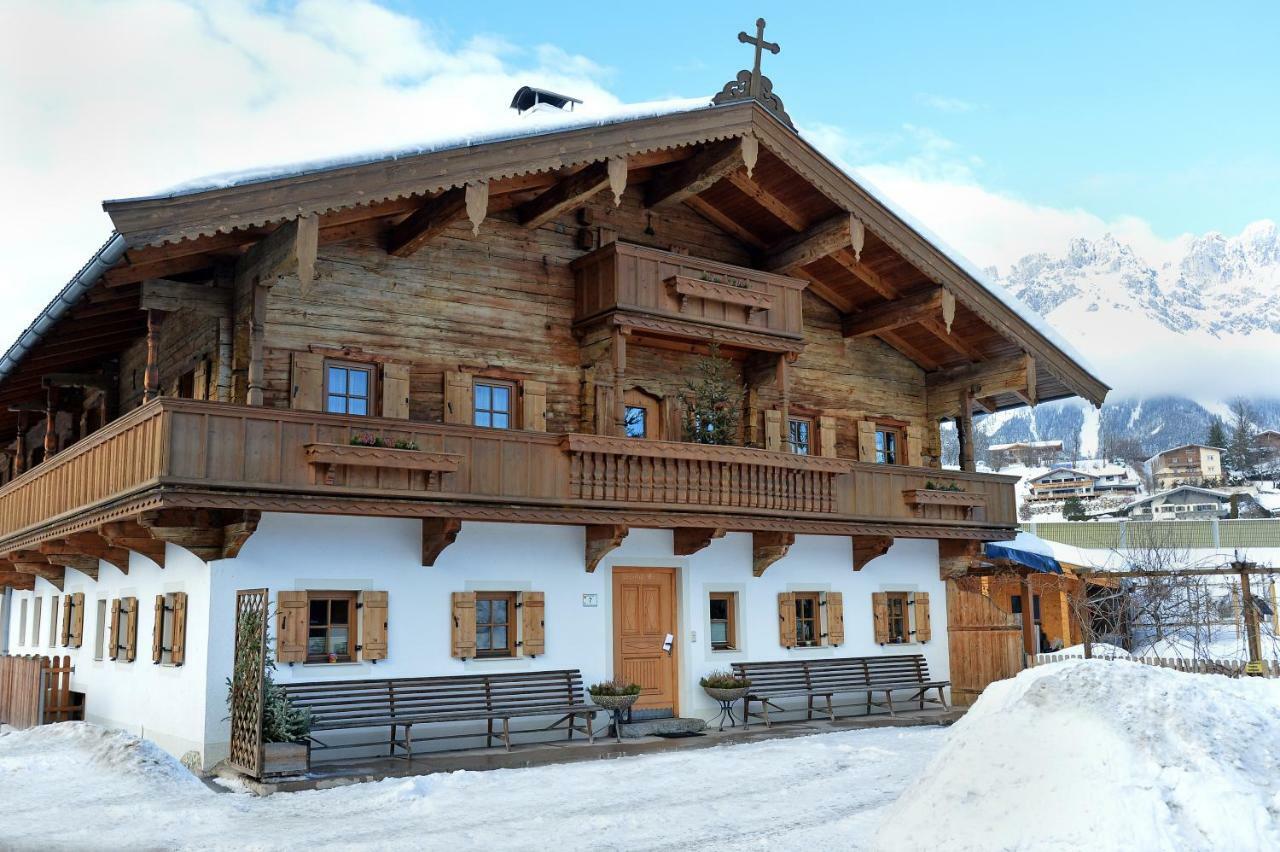דירות Going am Wilden Kaiser Haus Strobler מראה חיצוני תמונה